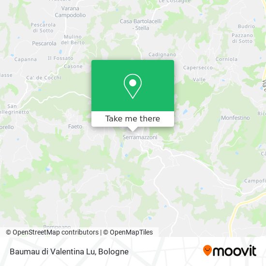 Baumau di Valentina Lu map