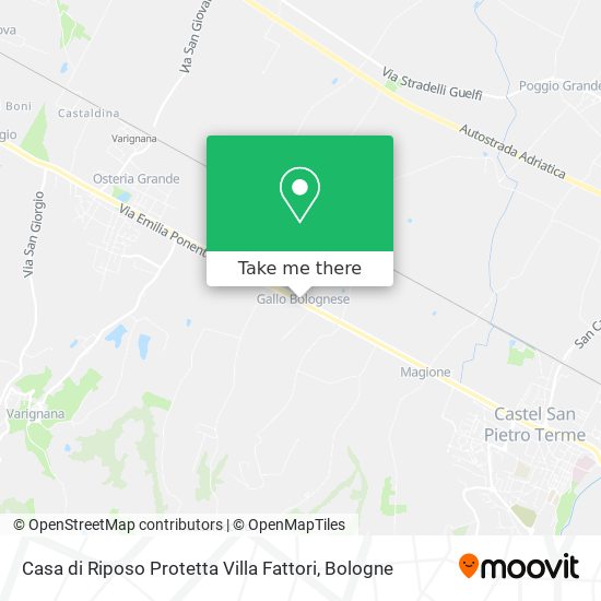 Casa di Riposo Protetta Villa Fattori map
