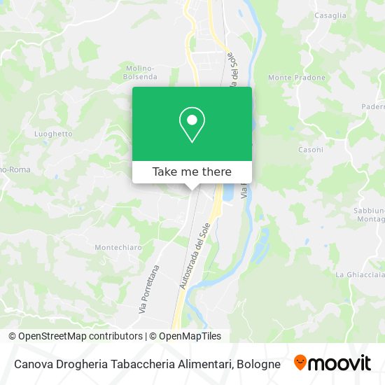 Canova Drogheria Tabaccheria Alimentari map