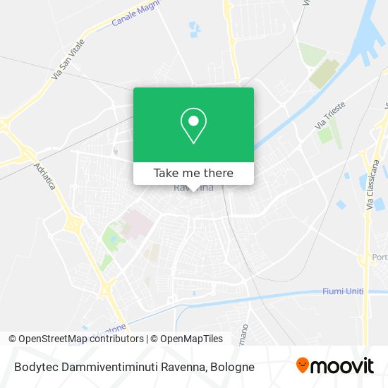 Bodytec Dammiventiminuti Ravenna map