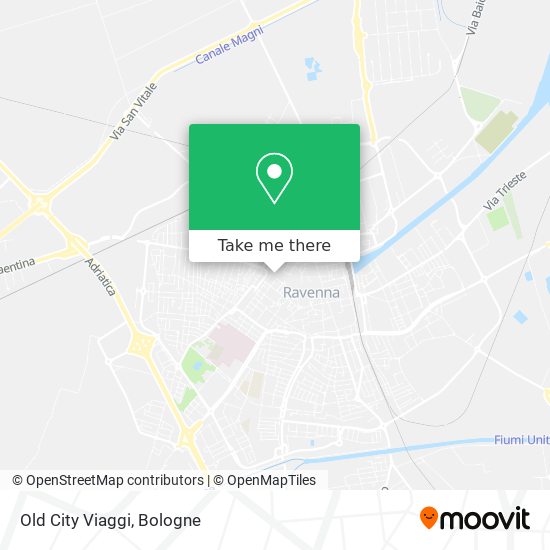 Old City Viaggi map