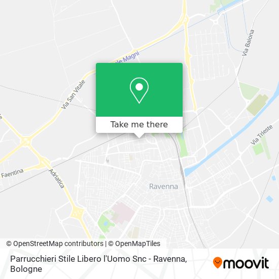 Parrucchieri Stile Libero l'Uomo Snc - Ravenna map