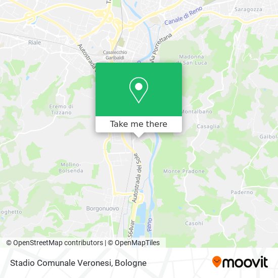 Stadio Comunale Veronesi map