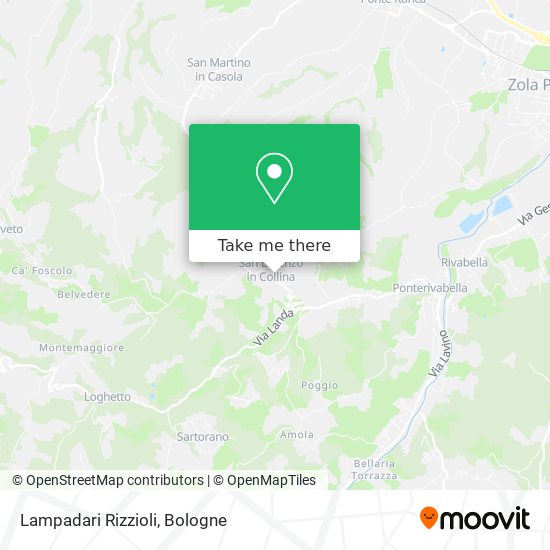 Lampadari Rizzioli map