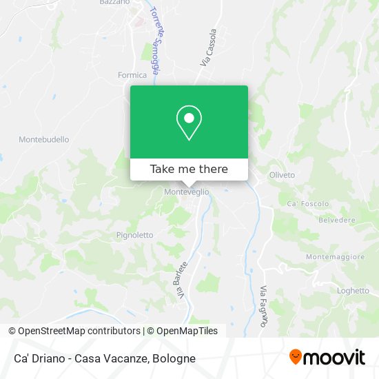 Ca' Driano - Casa Vacanze map