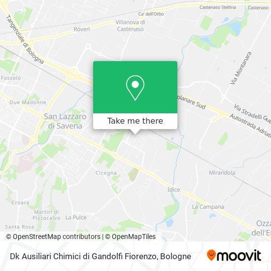 Dk Ausiliari Chimici di Gandolfi Fiorenzo map