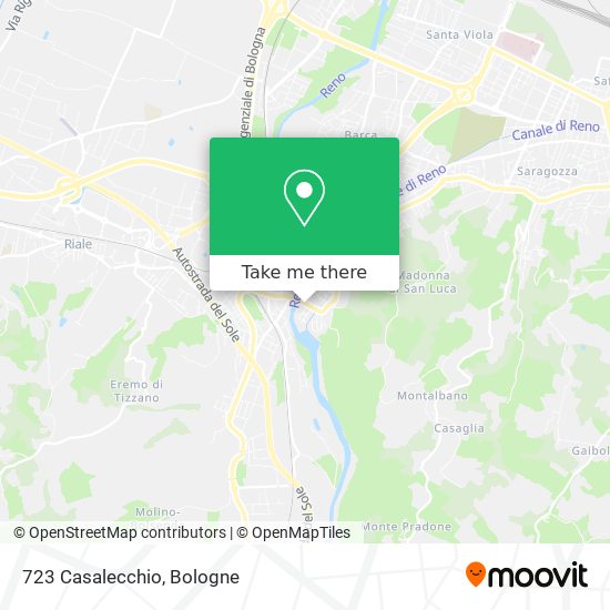 723 Casalecchio map