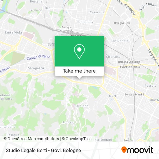 Studio Legale Berti - Govi map