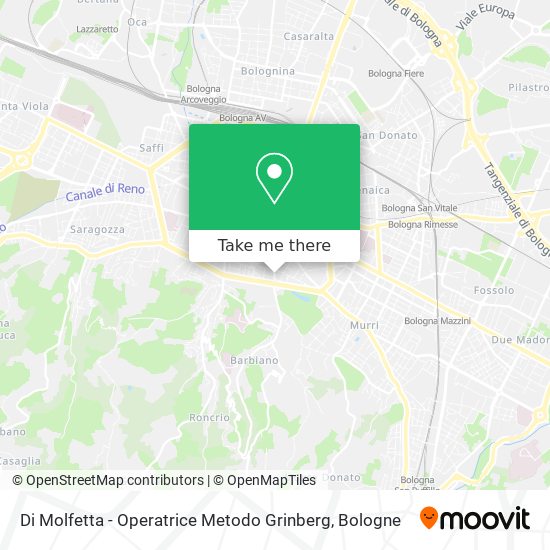 Di Molfetta - Operatrice Metodo Grinberg map