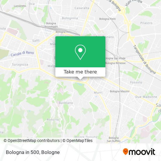 Bologna in 500 map