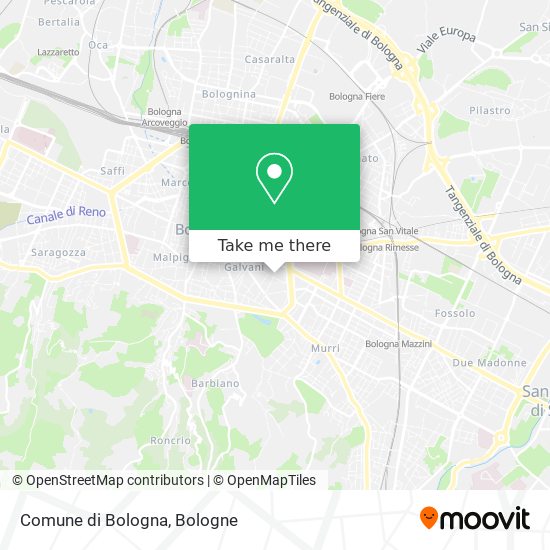 Comune di Bologna map