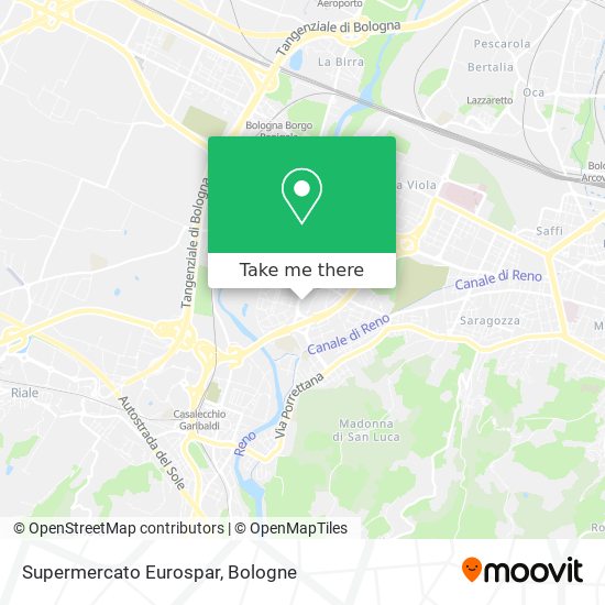 Supermercato Eurospar map