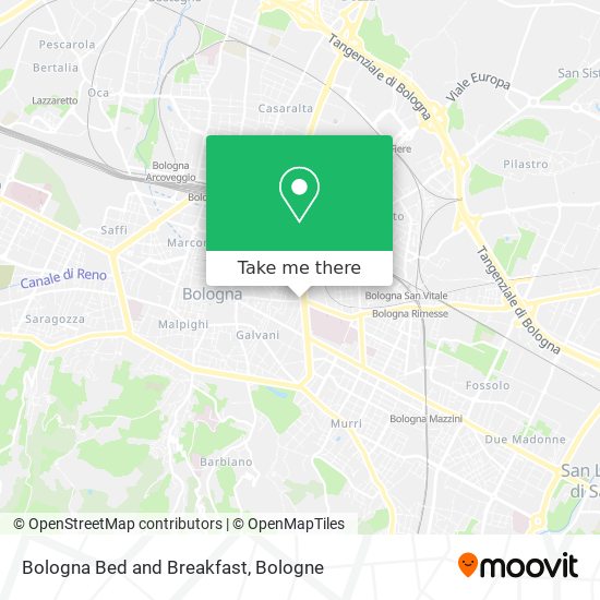 Bologna Bed and Breakfast map