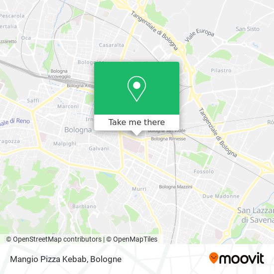 Mangio Pizza Kebab map