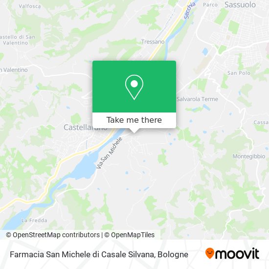 Farmacia San Michele di Casale Silvana map