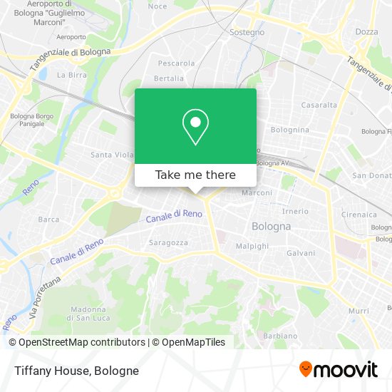 Tiffany House map