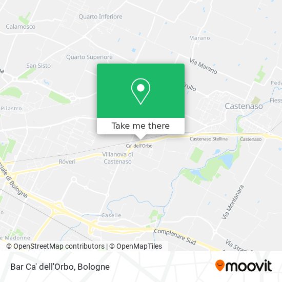 Bar Ca' dell'Orbo map