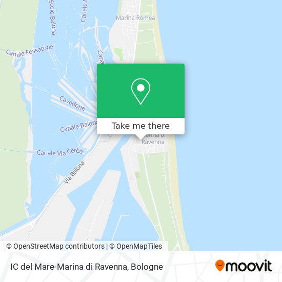 IC del Mare-Marina di Ravenna map