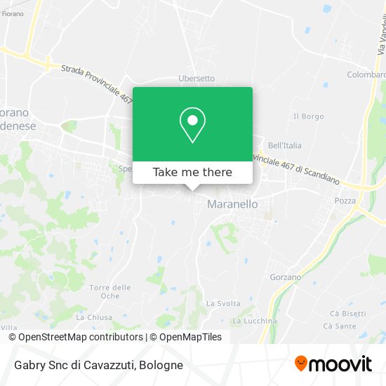 Gabry Snc di Cavazzuti map
