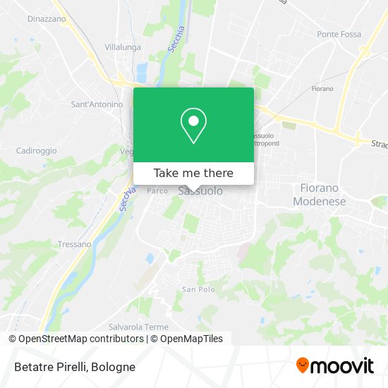 Betatre Pirelli map