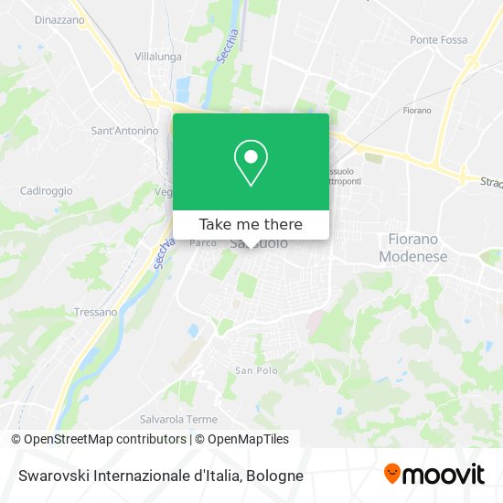 Swarovski Internazionale d'Italia map