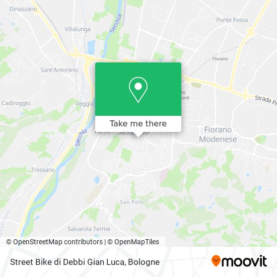 Street Bike di Debbi Gian Luca map