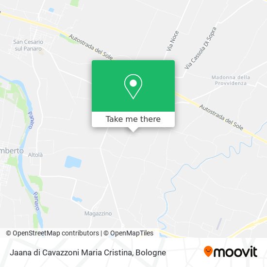 Jaana di Cavazzoni Maria Cristina map