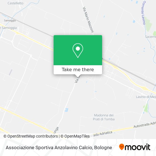 Associazione Sportiva Anzolavino Calcio map