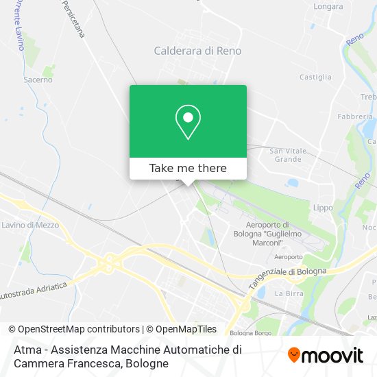 Atma - Assistenza Macchine Automatiche di Cammera Francesca map