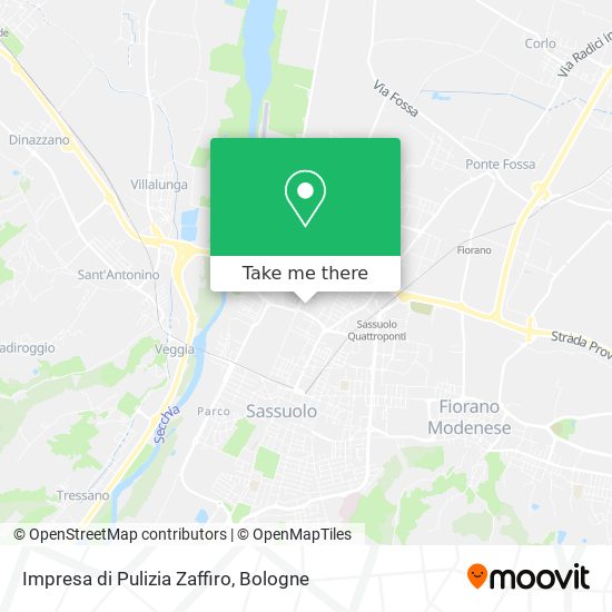 Impresa di Pulizia Zaffiro map