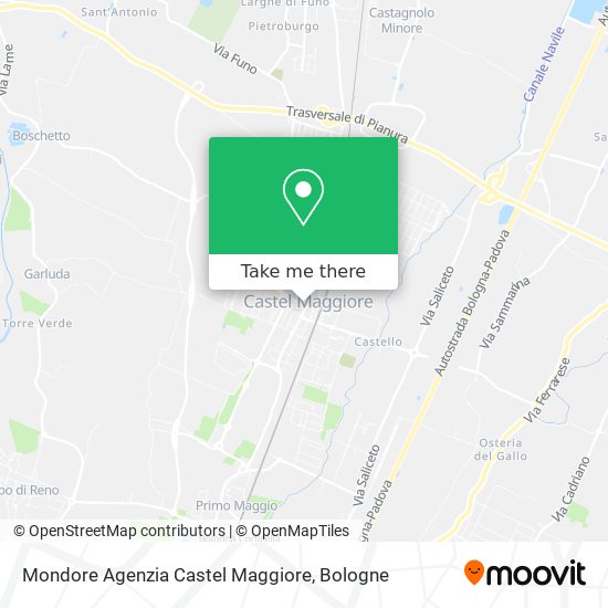 Mondore Agenzia Castel Maggiore map