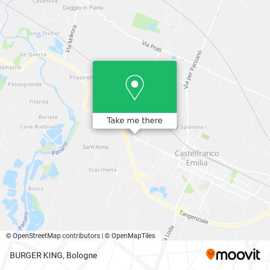 BURGER KING map