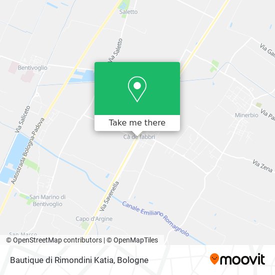 Bautique di Rimondini Katia map