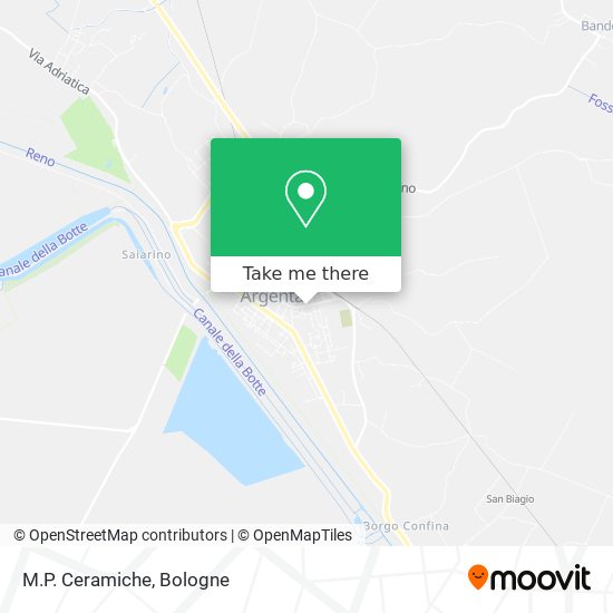 M.P. Ceramiche map