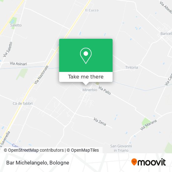 Bar Michelangelo map