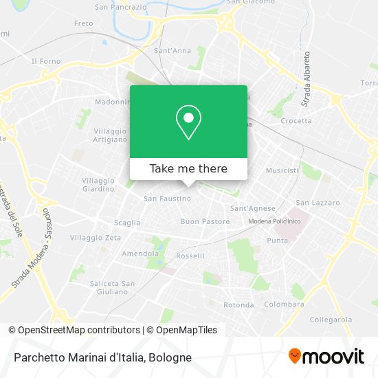 Parchetto Marinai d'Italia map