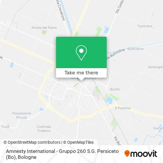 Amnesty International - Gruppo 260 S.G. Persiceto (Bo) map