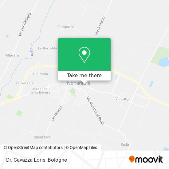 Dr. Cavazza Loris map