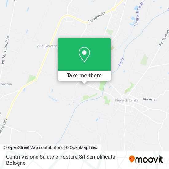 Centri Visione Salute e Postura Srl Semplificata map