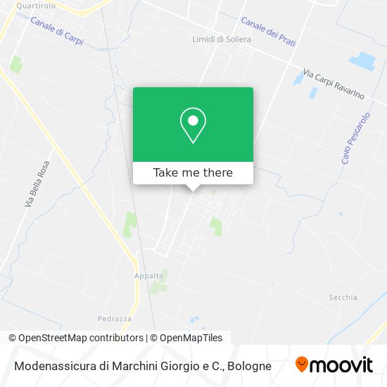 Modenassicura di Marchini Giorgio e C. map
