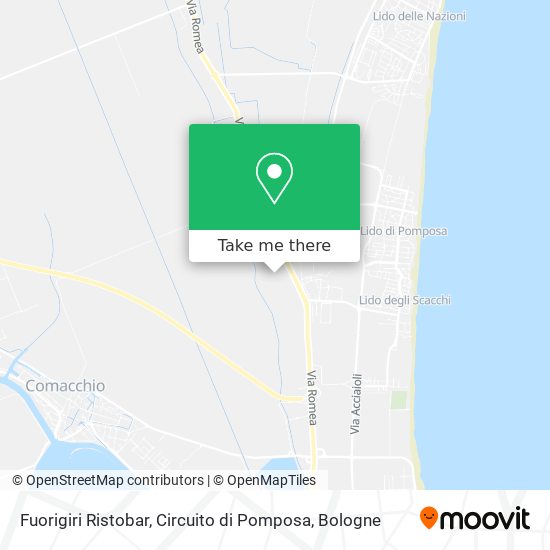 Fuorigiri Ristobar, Circuito di Pomposa map