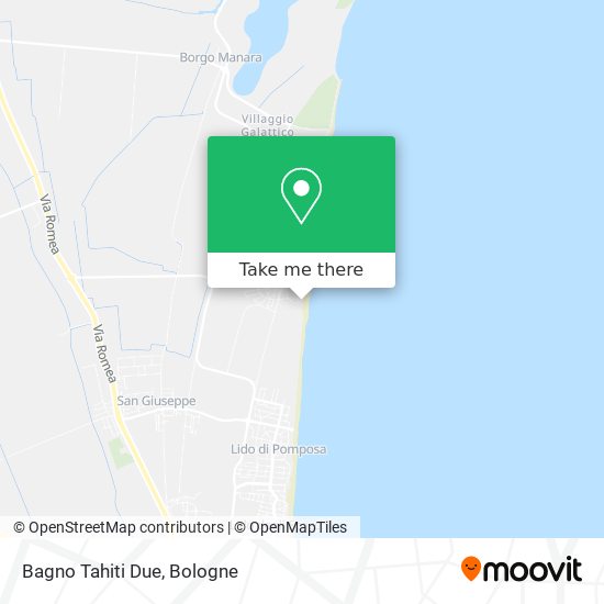 Bagno Tahiti Due map