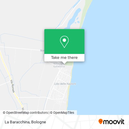 La Baracchina map
