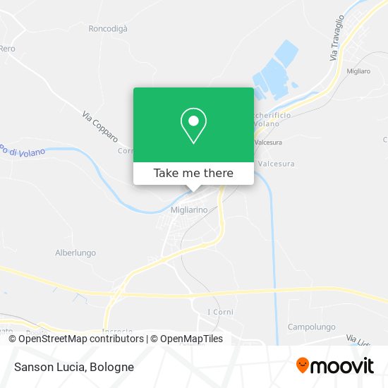 Sanson Lucia map