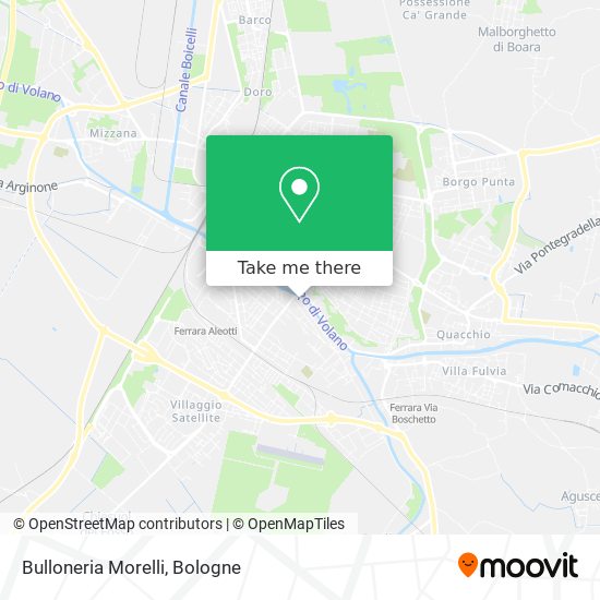 Bulloneria Morelli map