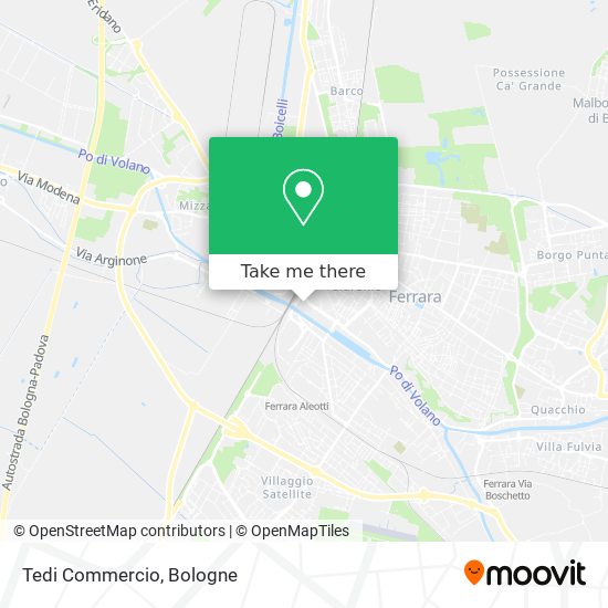 Tedi Commercio map