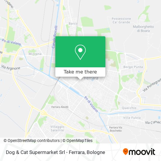 Dog & Cat Supermarket Srl - Ferrara map