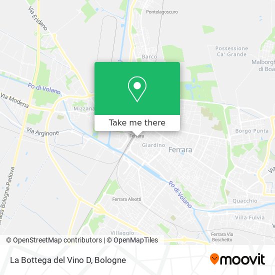 La Bottega del Vino D map