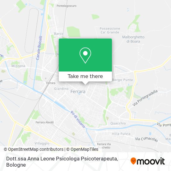 Dott.ssa Anna Leone Psicologa Psicoterapeuta map