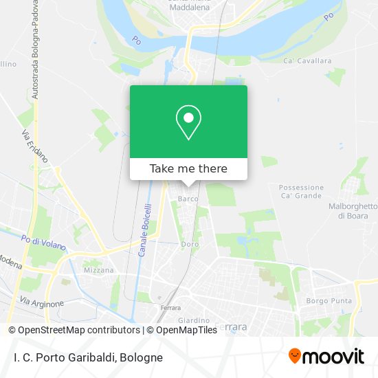 I. C. Porto Garibaldi map